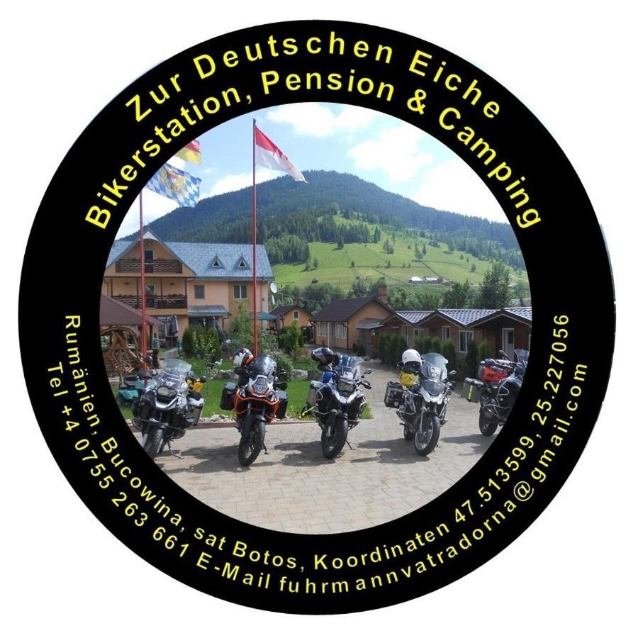 Pension, Camping & Biker Station Zur Deutschen Eiche Ciocanesti Buitenkant foto